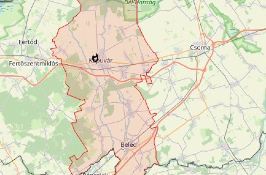 Égett egy kamion fülkéje Kapuváron